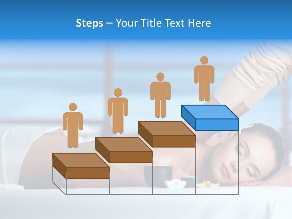 Healthy White Woman PowerPoint Template