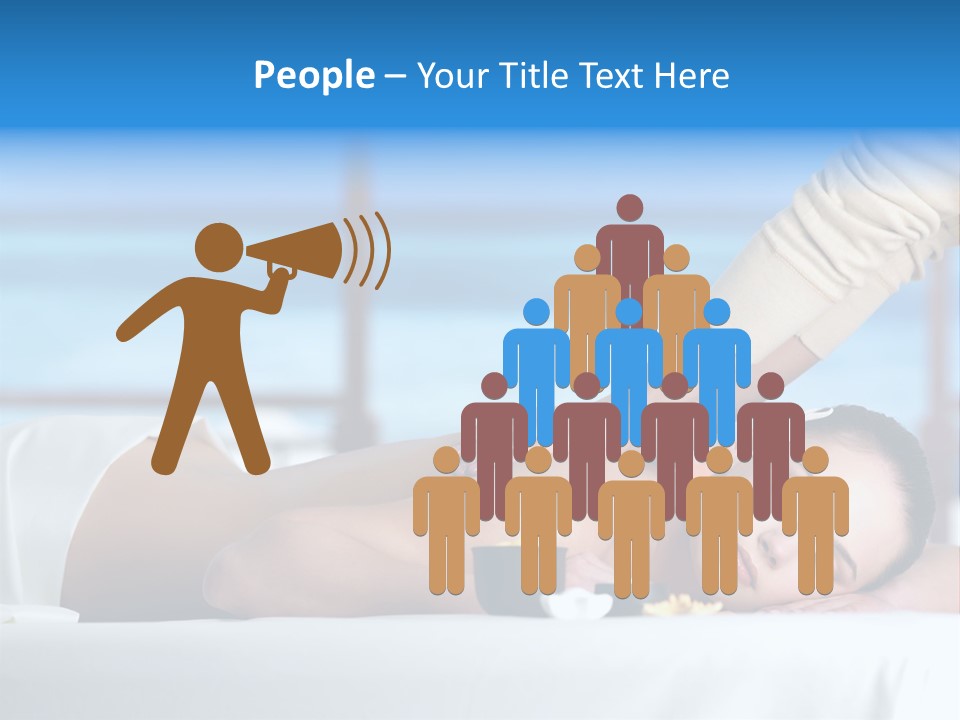 Healthy White Woman PowerPoint Template