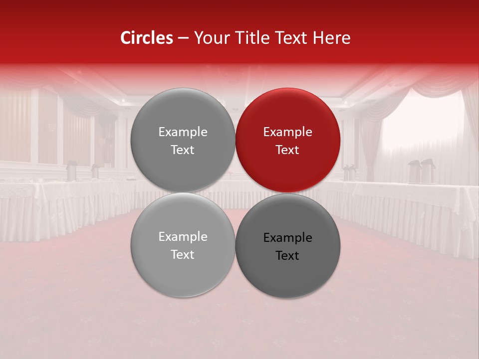 Interior Table Photo PowerPoint Template