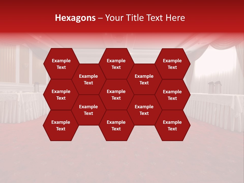 Interior Table Photo PowerPoint Template