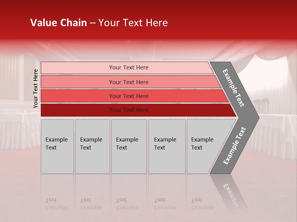 Interior Table Photo PowerPoint Template