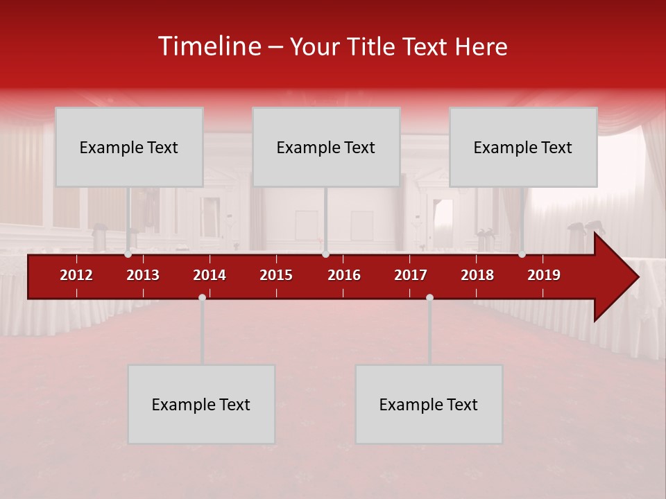 Interior Table Photo PowerPoint Template
