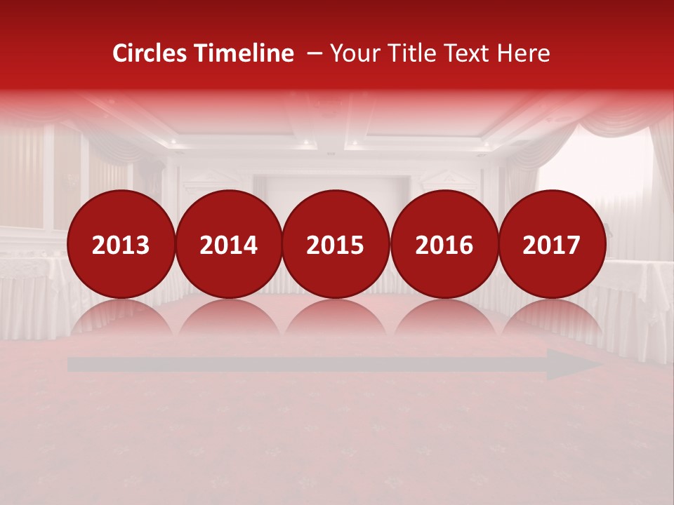 Interior Table Photo PowerPoint Template