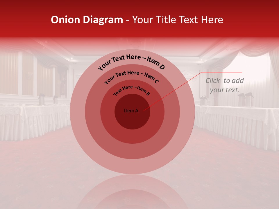 Interior Table Photo PowerPoint Template