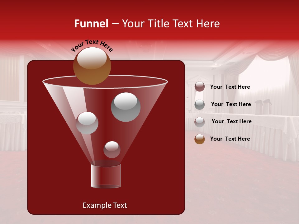 Interior Table Photo PowerPoint Template