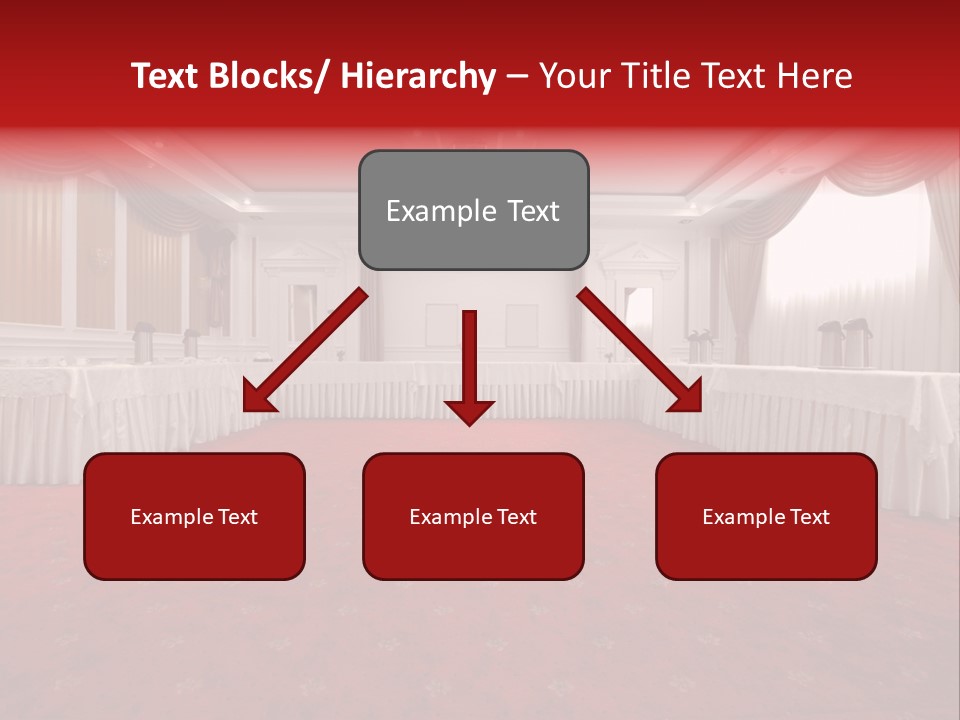Interior Table Photo PowerPoint Template