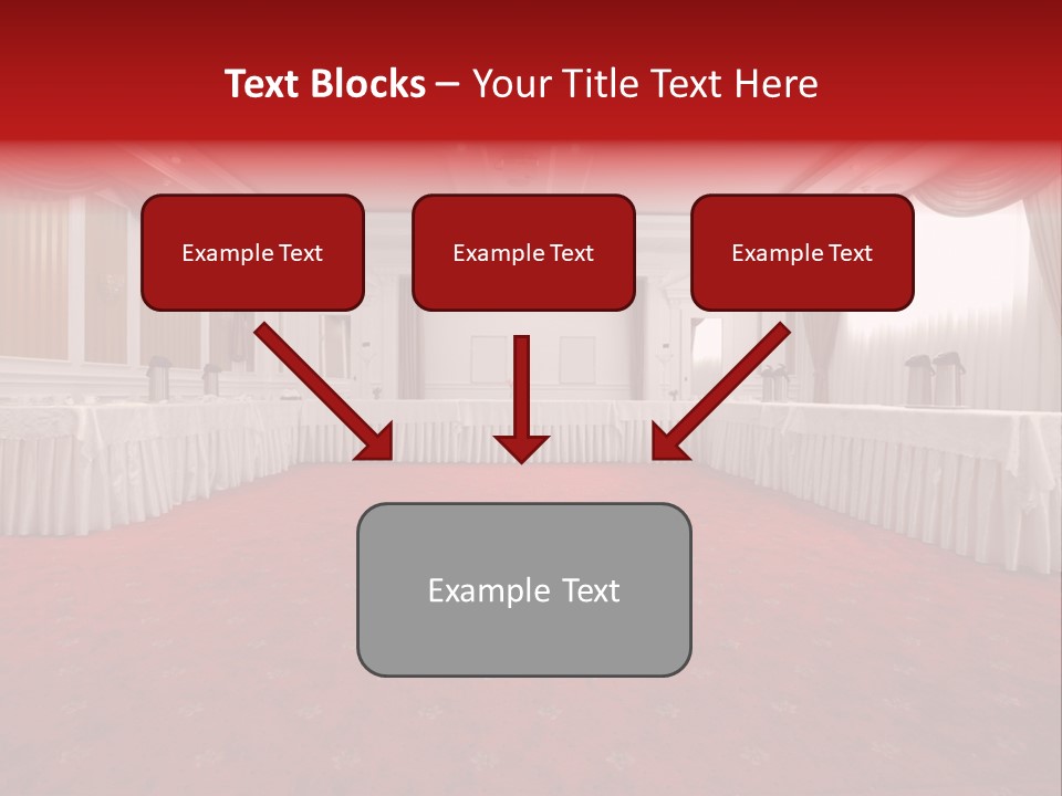 Interior Table Photo PowerPoint Template