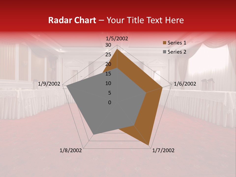 Interior Table Photo PowerPoint Template