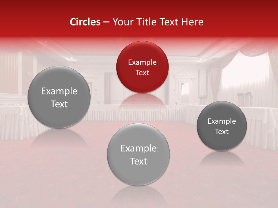 Interior Table Photo PowerPoint Template