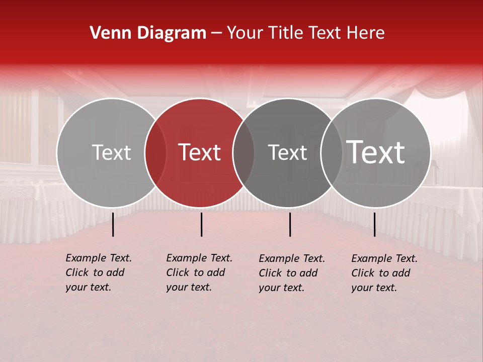 Interior Table Photo PowerPoint Template
