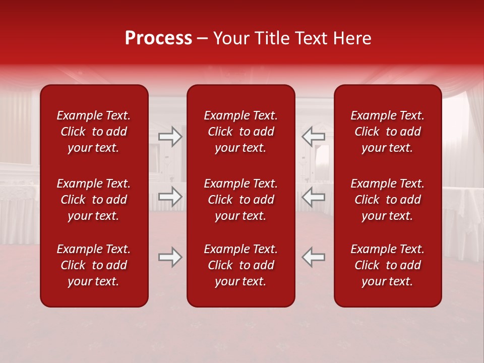 Interior Table Photo PowerPoint Template