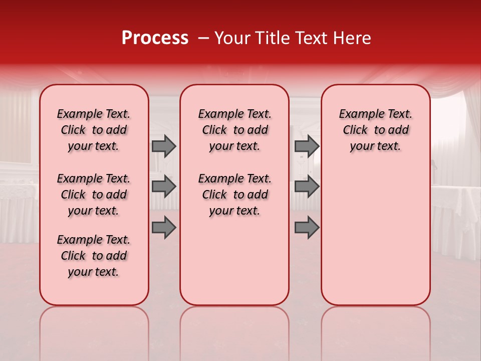 Interior Table Photo PowerPoint Template