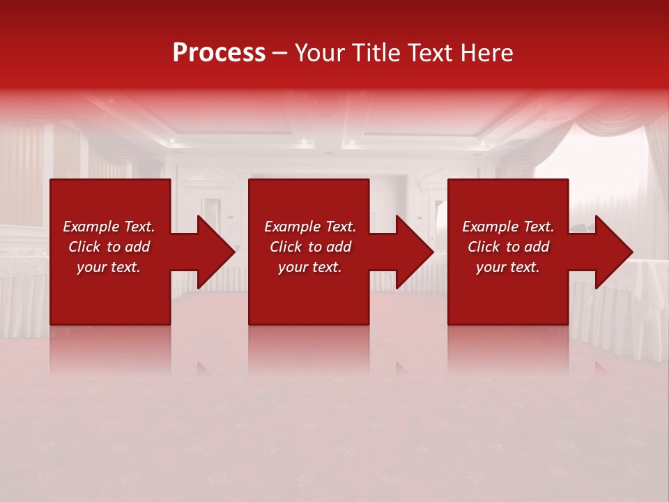 Interior Table Photo PowerPoint Template
