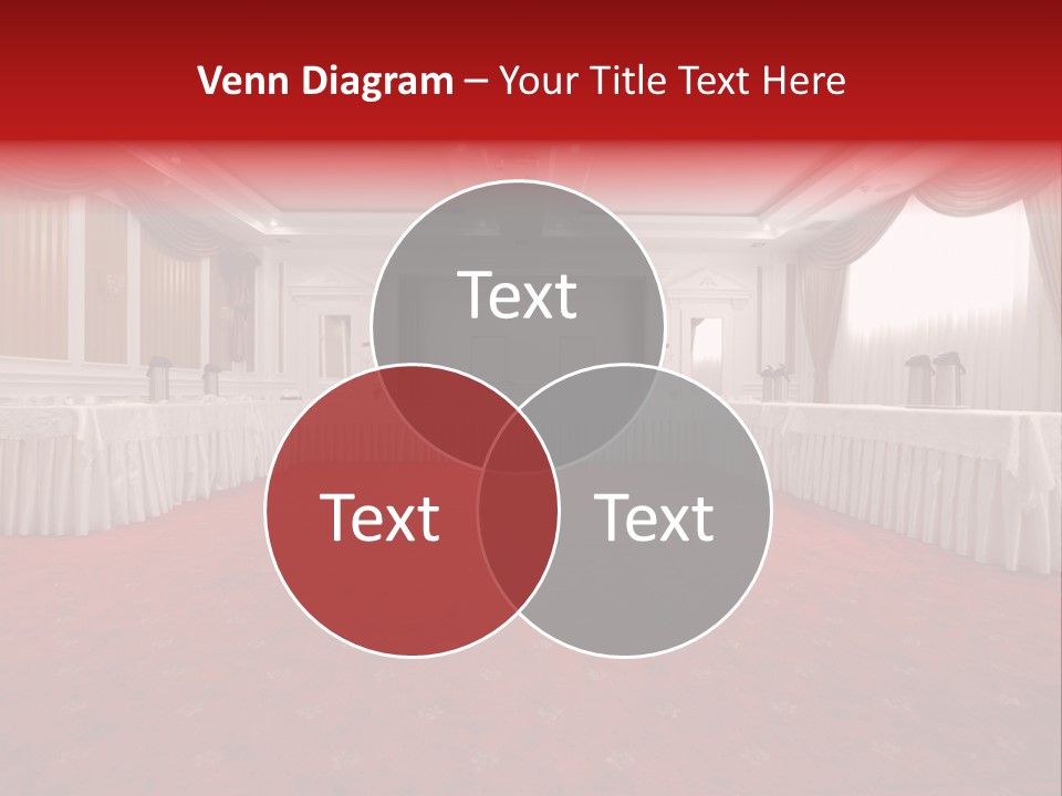 Interior Table Photo PowerPoint Template