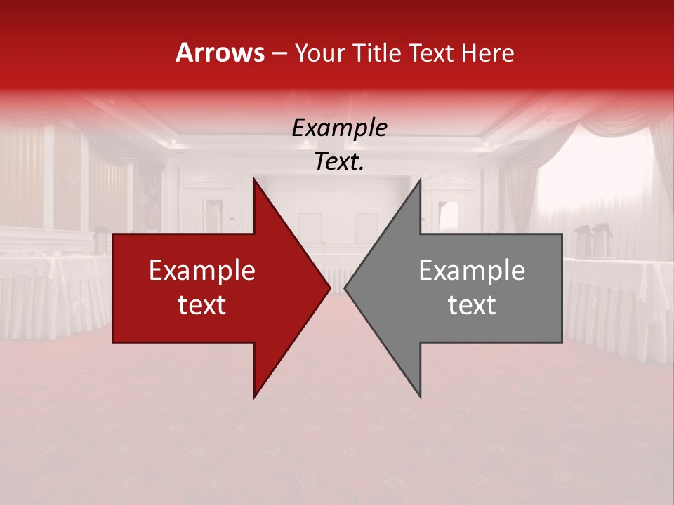 Interior Table Photo PowerPoint Template