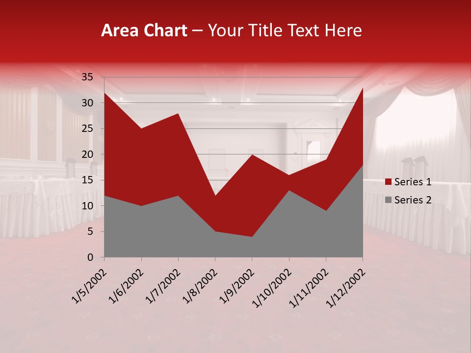 Interior Table Photo PowerPoint Template