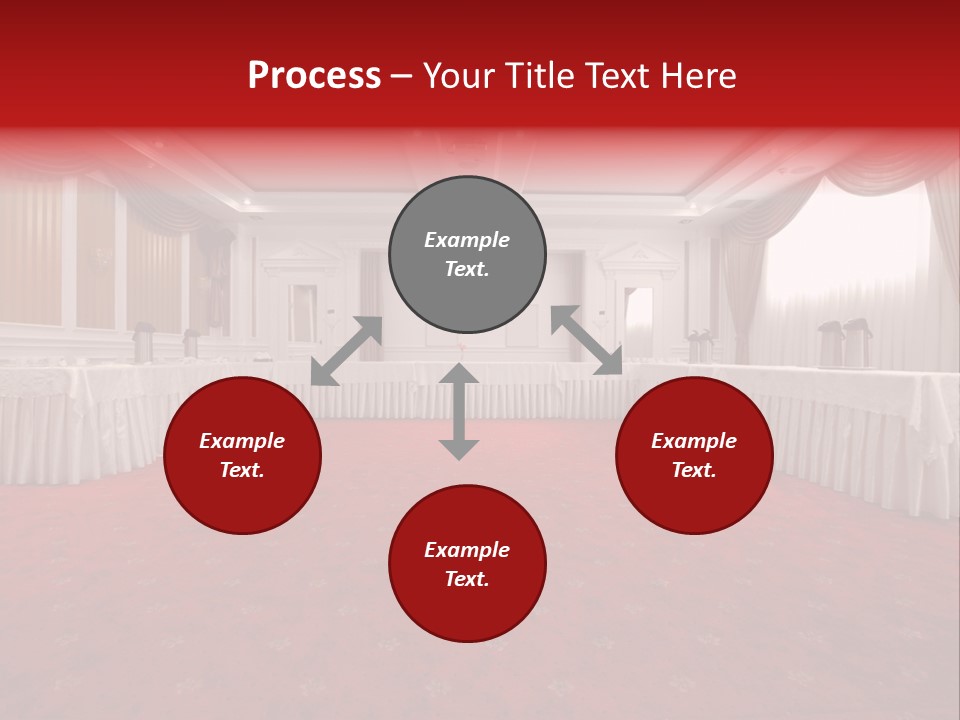 Interior Table Photo PowerPoint Template