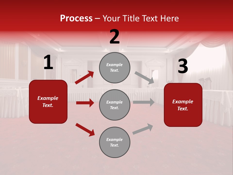 Interior Table Photo PowerPoint Template