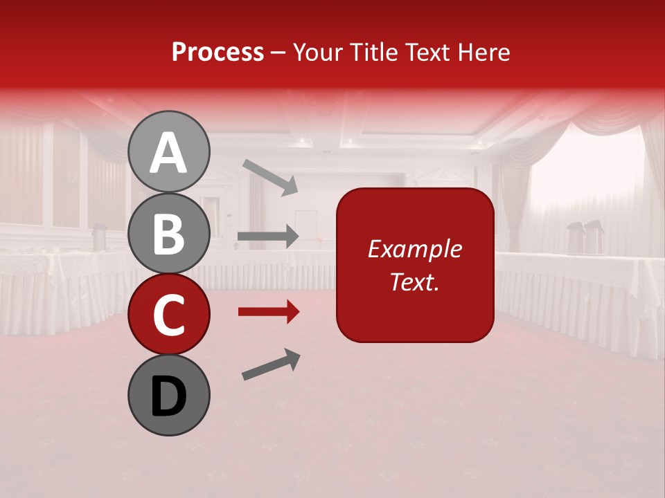 Interior Table Photo PowerPoint Template