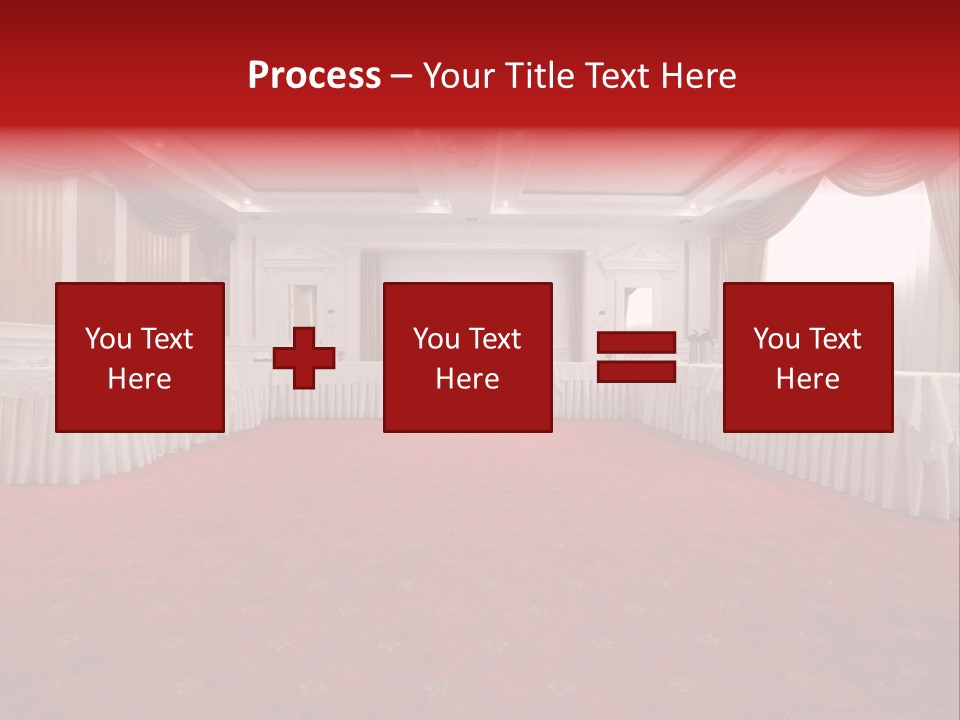 Interior Table Photo PowerPoint Template