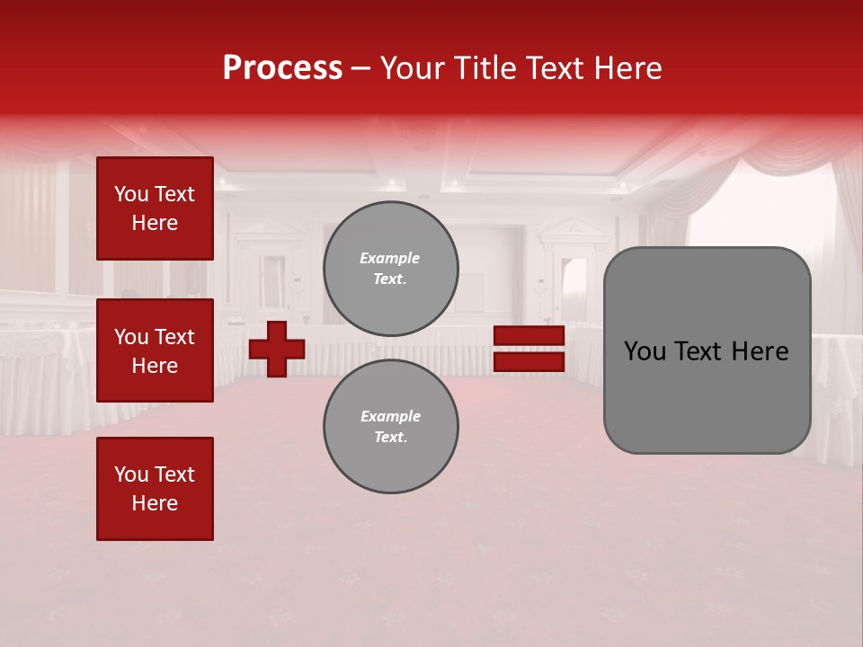 Interior Table Photo PowerPoint Template