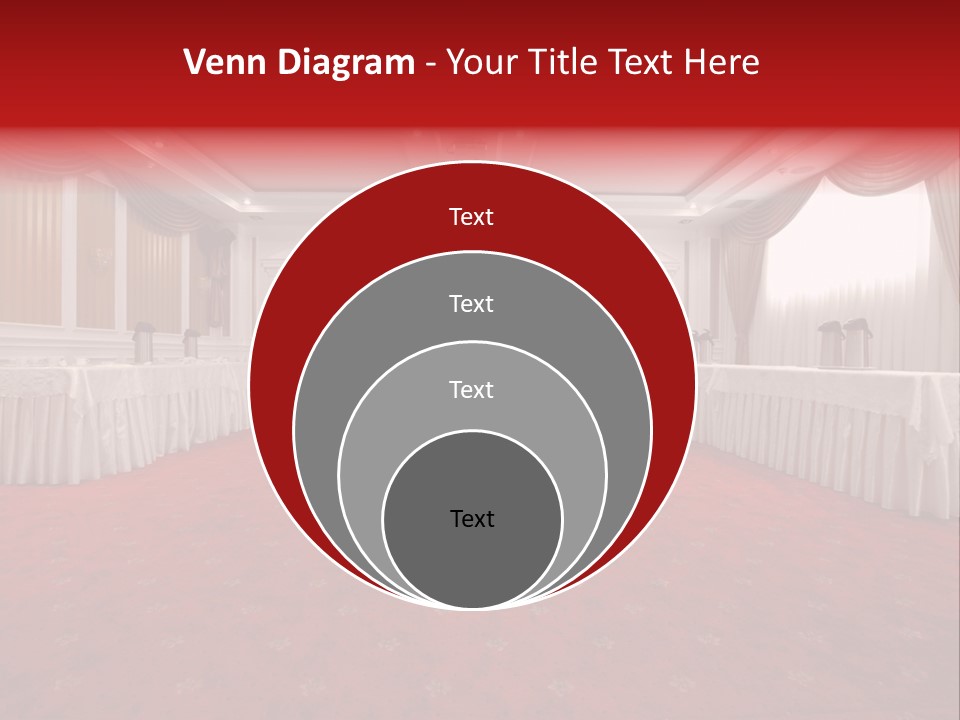Interior Table Photo PowerPoint Template