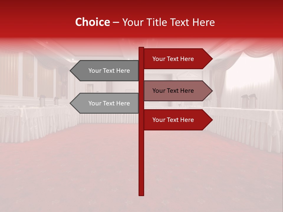 Interior Table Photo PowerPoint Template