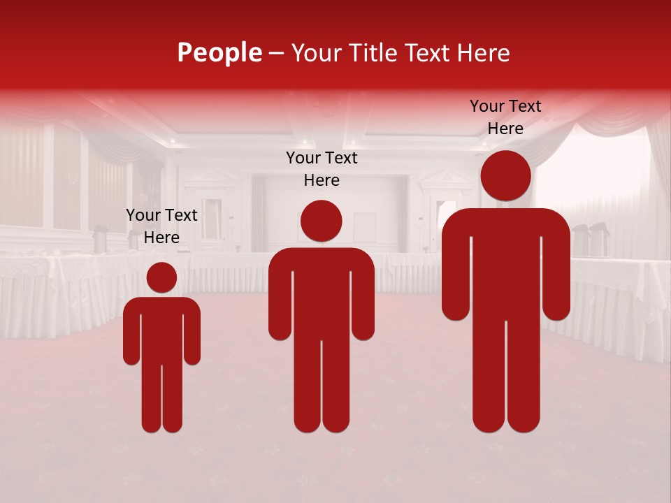 Interior Table Photo PowerPoint Template