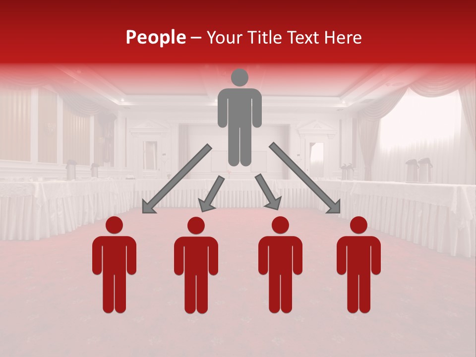 Interior Table Photo PowerPoint Template