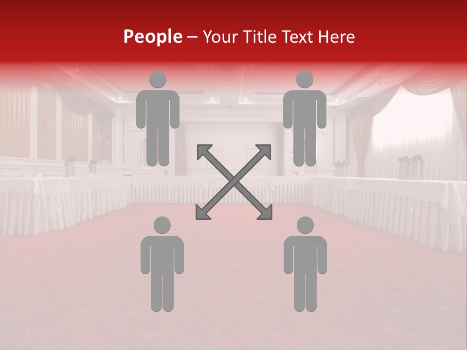 Interior Table Photo PowerPoint Template