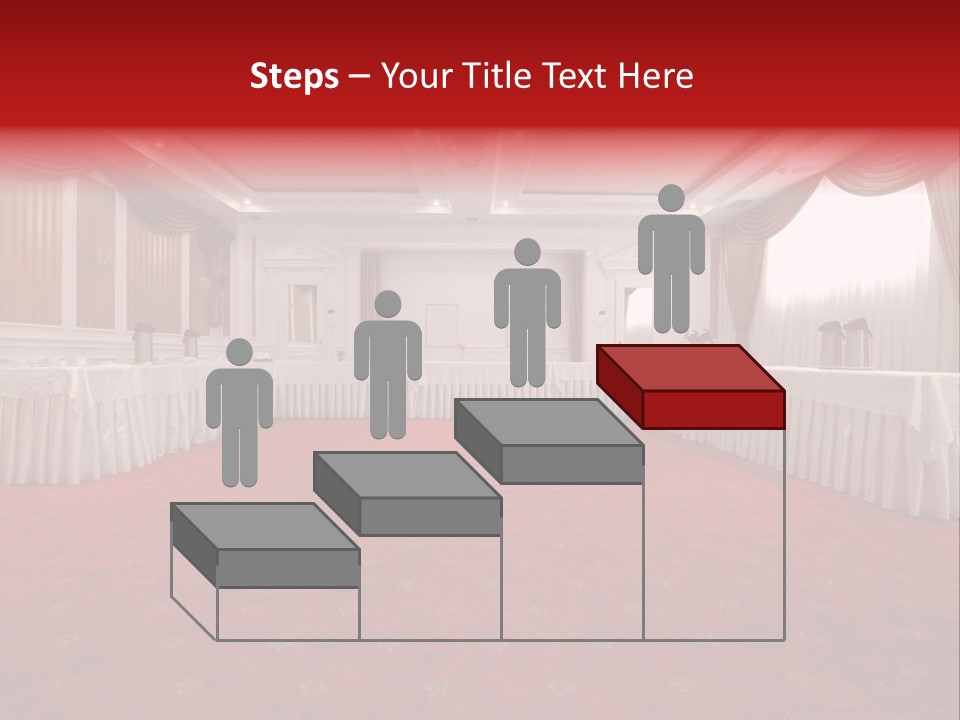 Interior Table Photo PowerPoint Template