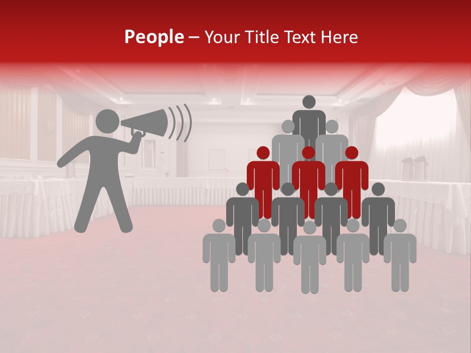 Interior Table Photo PowerPoint Template