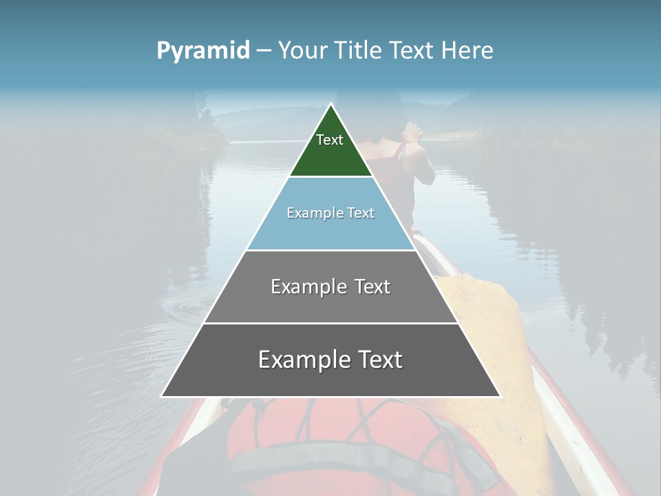 Boat Serenity Pads PowerPoint Template