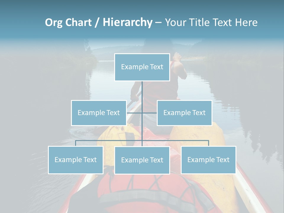 Boat Serenity Pads PowerPoint Template
