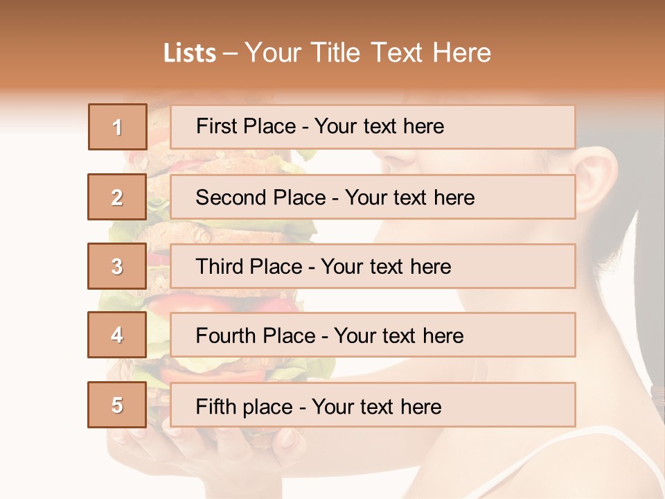 Pleasure Vitamin Isolated PowerPoint Template