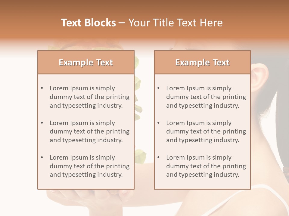 Pleasure Vitamin Isolated PowerPoint Template