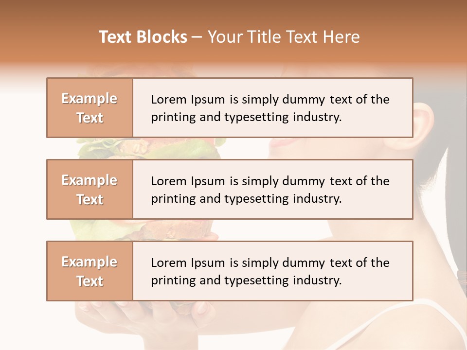 Pleasure Vitamin Isolated PowerPoint Template