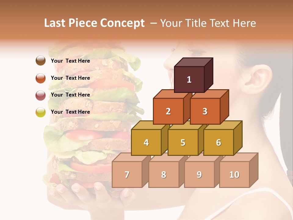 Pleasure Vitamin Isolated PowerPoint Template