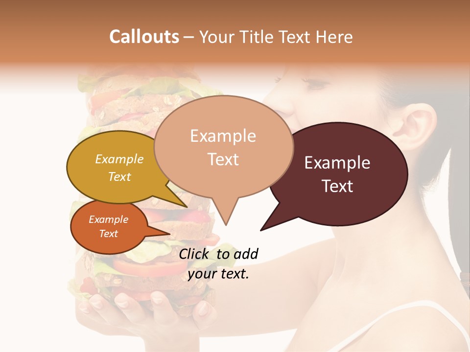 Pleasure Vitamin Isolated PowerPoint Template