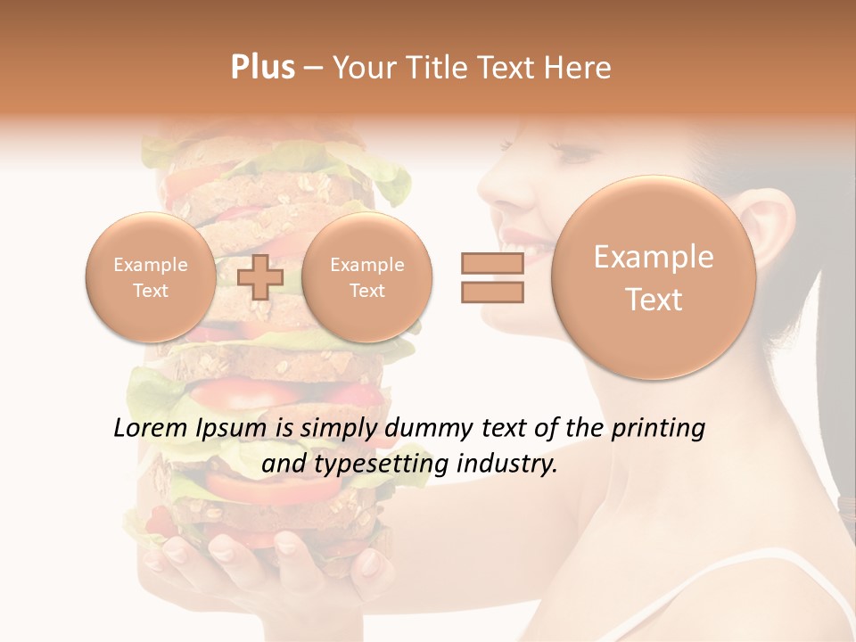 Pleasure Vitamin Isolated PowerPoint Template