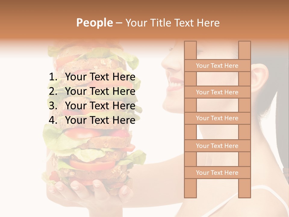 Pleasure Vitamin Isolated PowerPoint Template