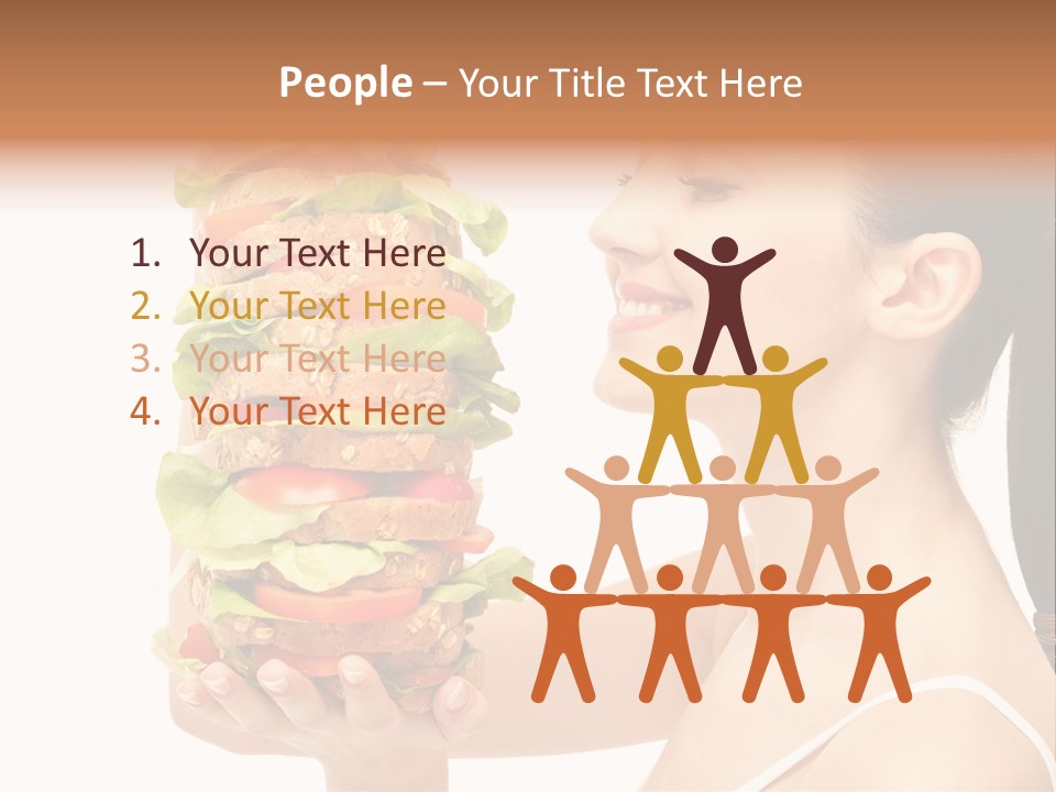 Pleasure Vitamin Isolated PowerPoint Template