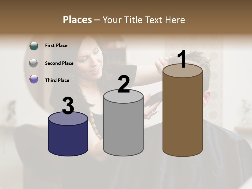 Hair Razor Cape PowerPoint Template