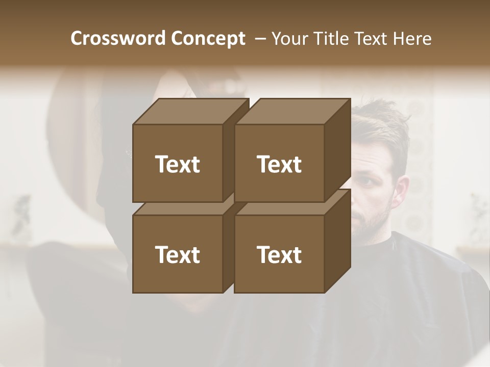 Hair Razor Cape PowerPoint Template