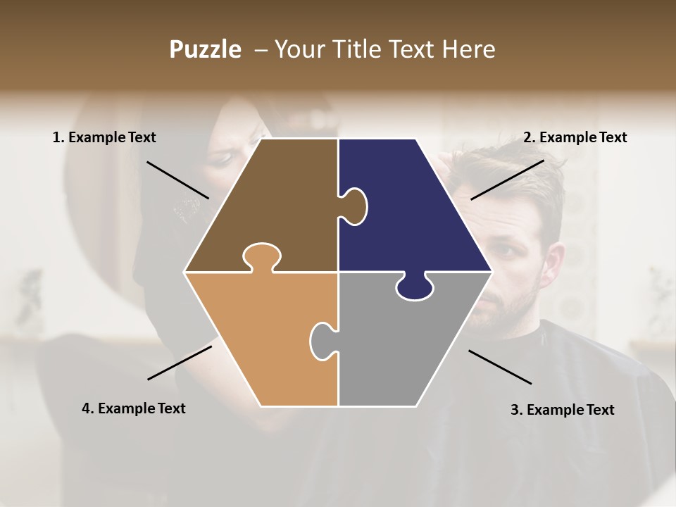 Hair Razor Cape PowerPoint Template