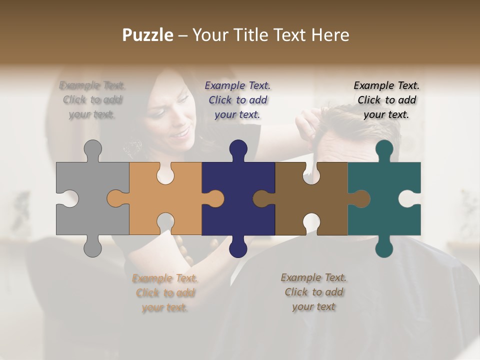 Hair Razor Cape PowerPoint Template