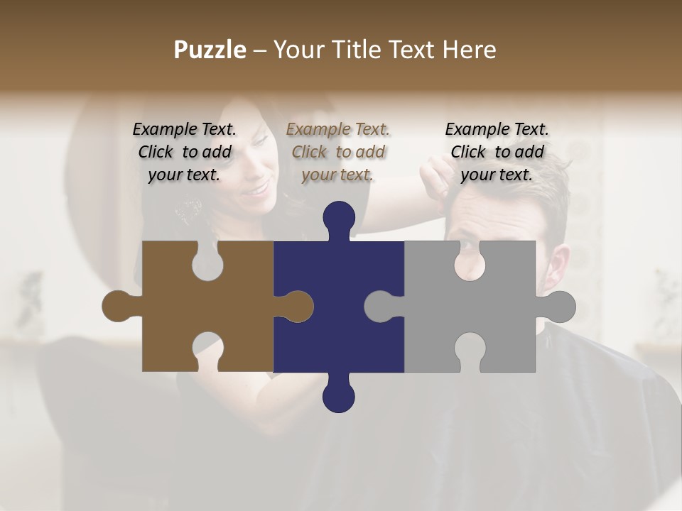 Hair Razor Cape PowerPoint Template