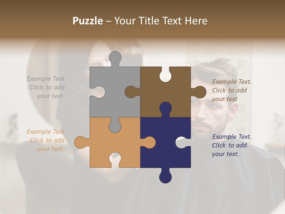 Hair Razor Cape PowerPoint Template