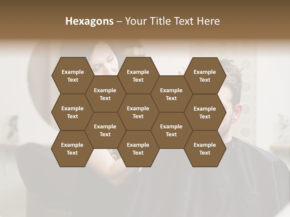 Hair Razor Cape PowerPoint Template