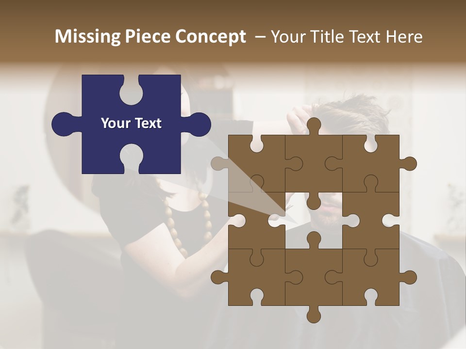 Hair Razor Cape PowerPoint Template